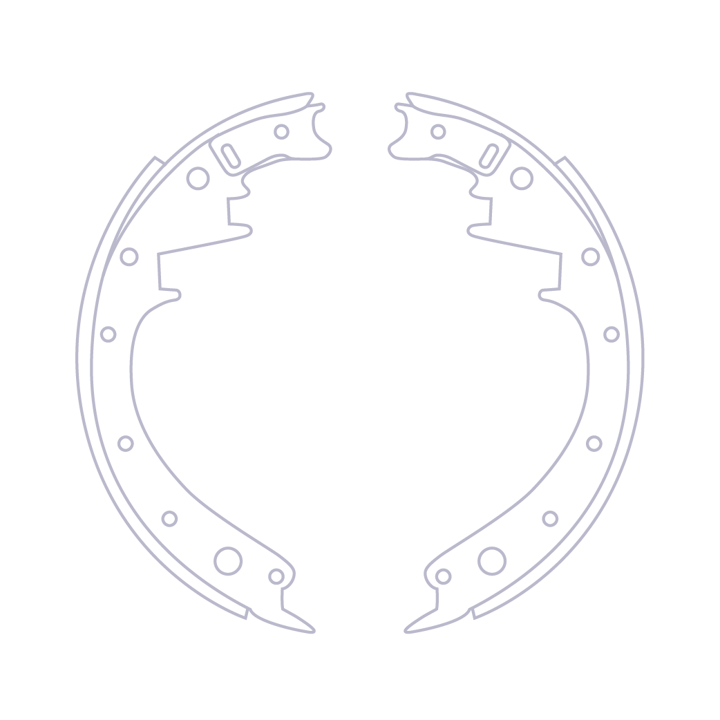 Drum brake shoe wire drawing